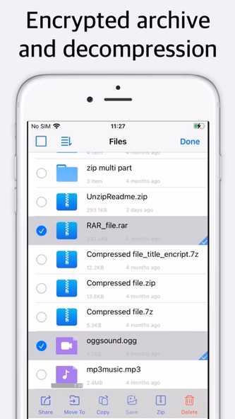 Unzip - zip file opener Screenshot 2 - AppWisp.com Unzip - zip file opener Screenshot 2 - AppWisp.com