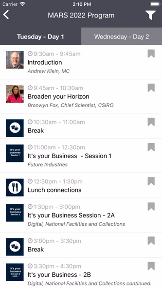 CSIRO events Screenshot 4 - AppWisp.com CSIRO events Screenshot 4 - AppWisp.com