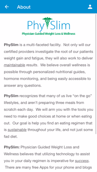 PhySlim Screenshot 2 - AppWisp.com PhySlim Screenshot 2 - AppWisp.com