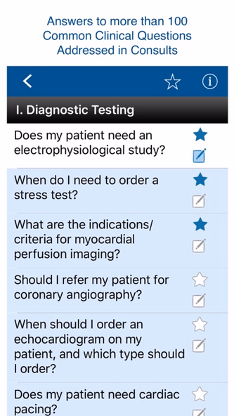 Cardiology Clinical Questions. Screenshot 2 - AppWisp.com