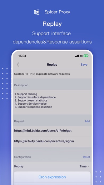 Spider Proxy - HTTP(S) Catcher Screenshot 4 - AppWisp.com