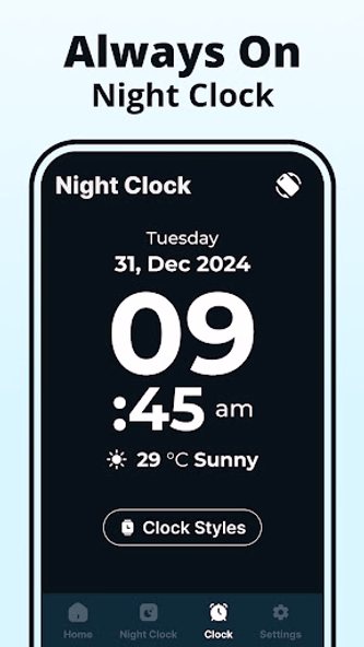Digital Clock - Alarm Clock Screenshot 2 - AppWisp.com Digital Clock - Alarm Clock Screenshot 2 - AppWisp.com