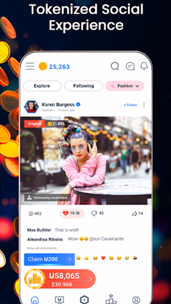 Uhive: AI-Powered Social Screenshot 2 - AppWisp.com