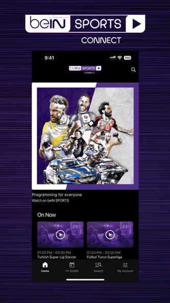 beIN SPORTS CONNECT Screenshot 1 - AppWisp.com beIN SPORTS CONNECT Screenshot 1 - AppWisp.com