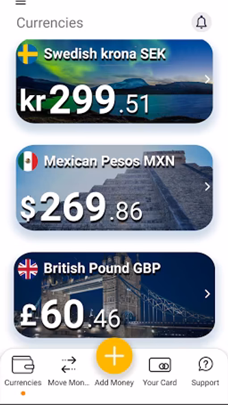 Hays Travel Currency Card Screenshot 1 - AppWisp.com Hays Travel Currency Card Screenshot 1 - AppWisp.com