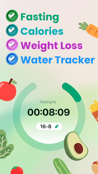 Fastly - Intermittent Fasting Screenshot 1 - AppWisp.com Fastly - Intermittent Fasting Screenshot 1 - AppWisp.com