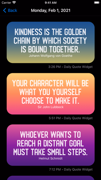 Daily Quote - Positive quotes Screenshot 2 - AppWisp.com Daily Quote - Positive quotes Screenshot 2 - AppWisp.com