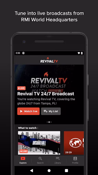RevivalTV Screenshot 3 - AppWisp.com RevivalTV Screenshot 3 - AppWisp.com