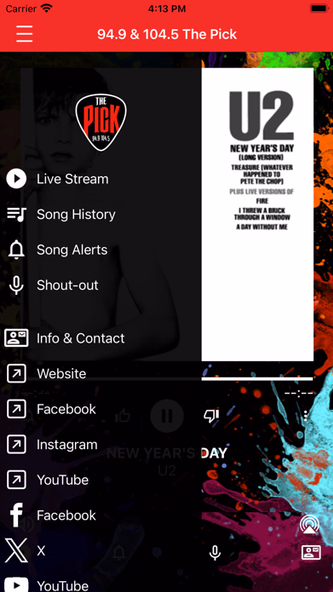 94.9 & 104.5 The Pick Screenshot 2 - AppWisp.com 94.9 & 104.5 The Pick Screenshot 2 - AppWisp.com