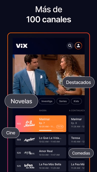 ViX: TV, Fútbol y Noticias Screenshot 2 - AppWisp.com ViX: TV, Fútbol y Noticias Screenshot 2 - AppWisp.com
