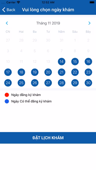 Đăng ký khám - BV ND GIA ĐỊNH Screenshot 3 - AppWisp.com Đăng ký khám - BV ND GIA ĐỊNH Screenshot 3 - AppWisp.com