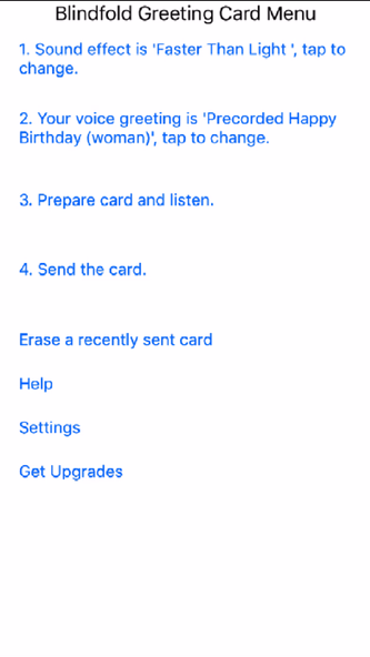 Blindfold Greeting Card Screenshot 2 - AppWisp.com Blindfold Greeting Card Screenshot 2 - AppWisp.com
