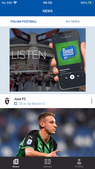 Football Italia Screenshot 2 - AppWisp.com Football Italia Screenshot 2 - AppWisp.com