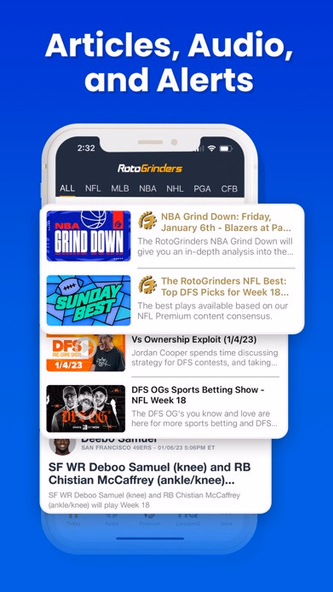RotoGrinders Daily Fantasy Screenshot 4 - AppWisp.com RotoGrinders Daily Fantasy Screenshot 4 - AppWisp.com