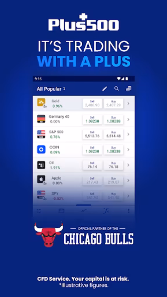 Plus500 Trading Screenshot 1 - AppWisp.com Plus500 Trading Screenshot 1 - AppWisp.com