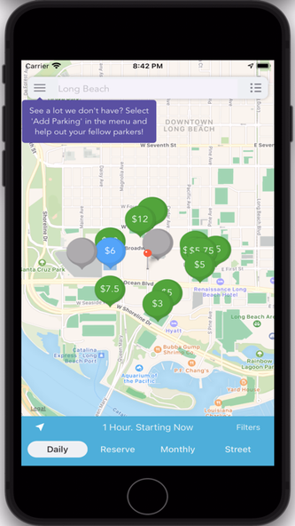 EZparkLB - Park Smarter Screenshot 1 - AppWisp.com EZparkLB - Park Smarter Screenshot 1 - AppWisp.com