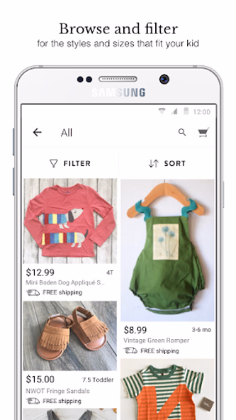 Kidizen: Buy Sell Kids Clothes Screenshot 3 - AppWisp.com Kidizen: Buy Sell Kids Clothes Screenshot 3 - AppWisp.com