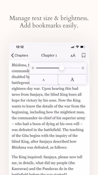 Bhagavad Gita Interpretation Screenshot 3 - AppWisp.com