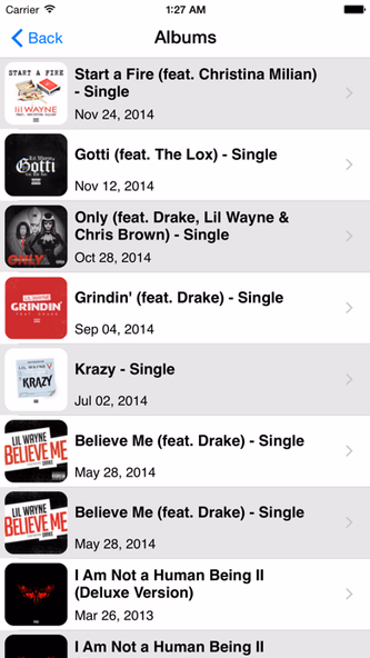 Lil Wayne - Fans Edition Screenshot 4 - AppWisp.com Lil Wayne - Fans Edition Screenshot 4 - AppWisp.com