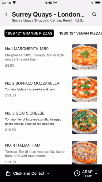 Pizza 1889 Screenshot 2 - AppWisp.com Pizza 1889 Screenshot 2 - AppWisp.com