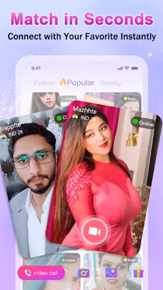 VoVoo Lite - Live Video Chat Screenshot 4 - AppWisp.com VoVoo Lite - Live Video Chat Screenshot 4 - AppWisp.com