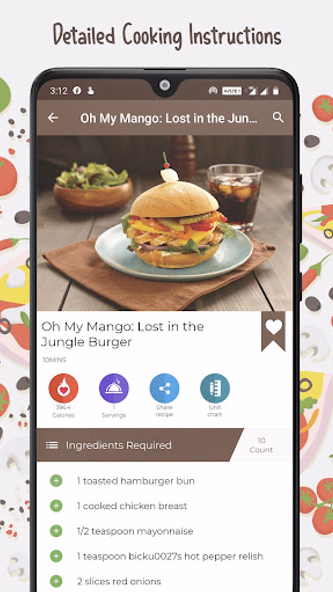 Burger and Pizza Recipes Screenshot 2 - AppWisp.com Burger and Pizza Recipes Screenshot 2 - AppWisp.com