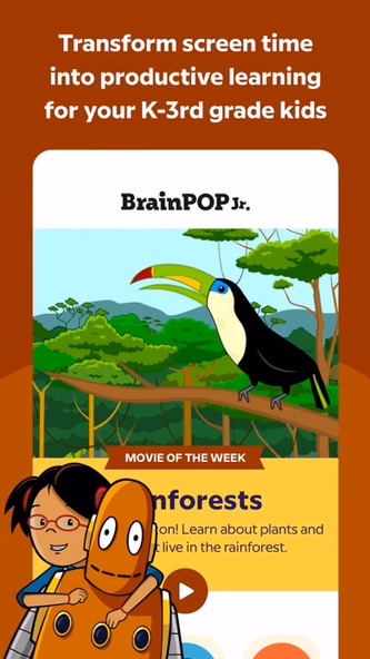 BrainPOP Jr. Screenshot 1 - AppWisp.com BrainPOP Jr. Screenshot 1 - AppWisp.com