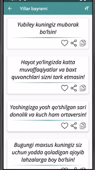 Sherlar va Tabriklar Screenshot 3 - AppWisp.com Sherlar va Tabriklar Screenshot 3 - AppWisp.com