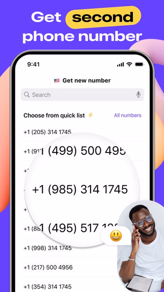 Duo Caller - 2nd Phone Number Screenshot 1 - AppWisp.com Duo Caller - 2nd Phone Number Screenshot 1 - AppWisp.com