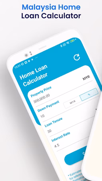 Home Loan Calculator, Malaysia Screenshot 1 - AppWisp.com Home Loan Calculator, Malaysia Screenshot 1 - AppWisp.com