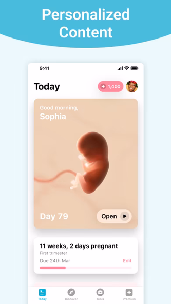 Pregnancy + | Tracker App Screenshot 1 - AppWisp.com Pregnancy + | Tracker App Screenshot 1 - AppWisp.com