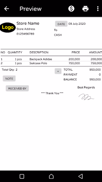 e-Nota Screenshot 2 - AppWisp.com e-Nota Screenshot 2 - AppWisp.com