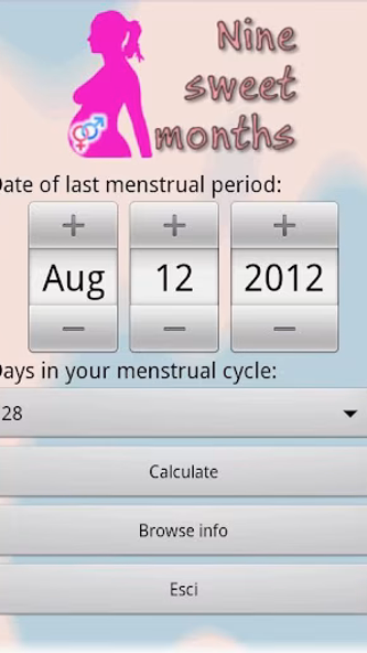 Nine Sweet Months Screenshot 1 - AppWisp.com Nine Sweet Months Screenshot 1 - AppWisp.com