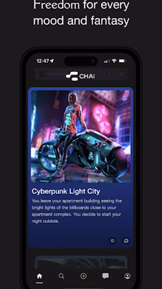 Chai: Chat AI Platform Screenshot 3 - AppWisp.com Chai: Chat AI Platform Screenshot 3 - AppWisp.com