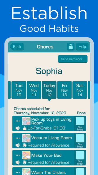 Chores & Allowance Bot Screenshot 4 - AppWisp.com Chores & Allowance Bot Screenshot 4 - AppWisp.com