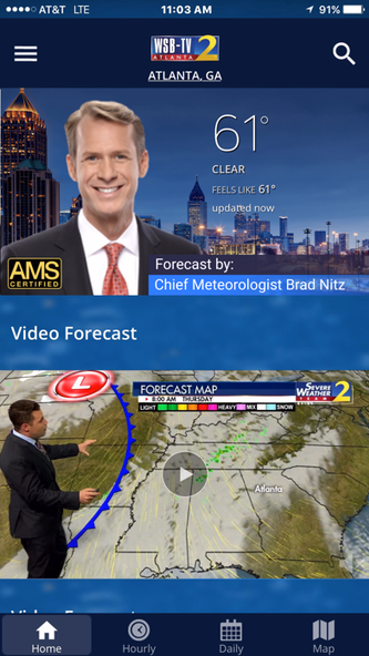 WSB-TV Weather Screenshot 2 - AppWisp.com WSB-TV Weather Screenshot 2 - AppWisp.com