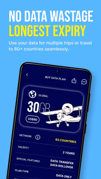 Eskimo: eSIM Travel Internet Screenshot 3 - AppWisp.com Eskimo: eSIM Travel Internet Screenshot 3 - AppWisp.com
