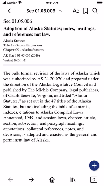 Alaska Statutes by PocketLaw Screenshot 2 - AppWisp.com Alaska Statutes by PocketLaw Screenshot 2 - AppWisp.com