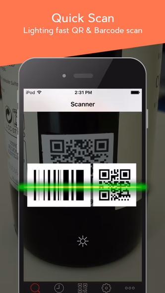 Barcode Scanner - QR Scanner Screenshot 1 - AppWisp.com Barcode Scanner - QR Scanner Screenshot 1 - AppWisp.com