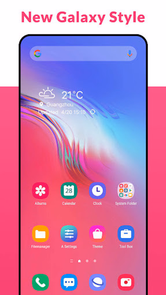 A Launcher : Galaxy A Launcher Screenshot 1 - AppWisp.com A Launcher : Galaxy A Launcher Screenshot 1 - AppWisp.com