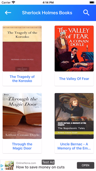 Sherlock Holmes Books & Novels Screenshot 2 - AppWisp.com Sherlock Holmes Books & Novels Screenshot 2 - AppWisp.com