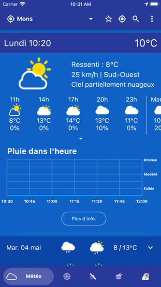Météo Belgique Screenshot 1 - AppWisp.com Météo Belgique Screenshot 1 - AppWisp.com