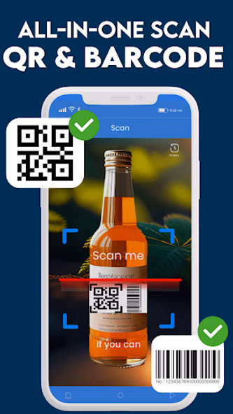 QR Scanner: Barcode Reader app Screenshot 1 - AppWisp.com QR Scanner: Barcode Reader app Screenshot 1 - AppWisp.com