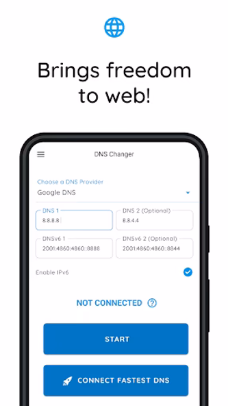 DNS Changer Screenshot 1 - AppWisp.com DNS Changer Screenshot 1 - AppWisp.com