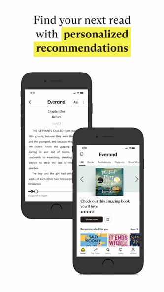 Everand: Audiobooks and ebooks Screenshot 4 - AppWisp.com Everand: Audiobooks and ebooks Screenshot 4 - AppWisp.com