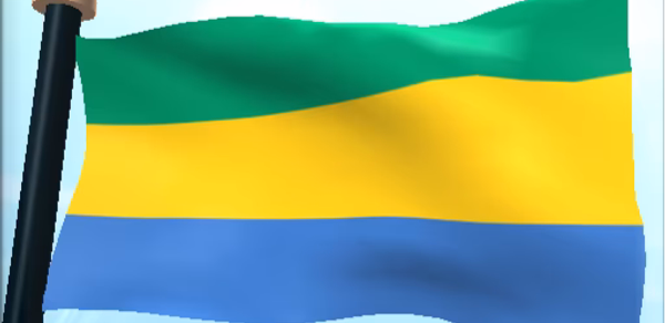 Gabon Flag 3D Free Wallpaper Header - AppWisp.com Gabon Flag 3D Free Wallpaper Header - AppWisp.com