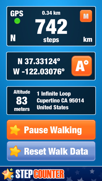 Step Counter and Walking Tracker. Screenshot 2 - AppWisp.com Step Counter and Walking Tracker. Screenshot 2 - AppWisp.com