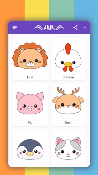 How to draw cute animals Screenshot 3 - AppWisp.com How to draw cute animals Screenshot 3 - AppWisp.com