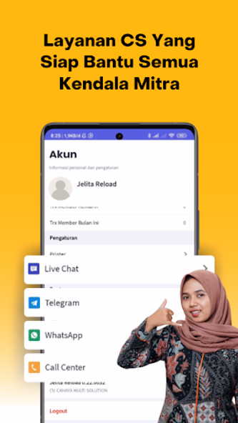 Jelita Reload Agen Pulsa Murah Screenshot 2 - AppWisp.com Jelita Reload Agen Pulsa Murah Screenshot 2 - AppWisp.com