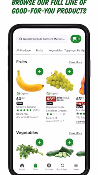 Sprouts Screenshot 1 - AppWisp.com Sprouts Screenshot 1 - AppWisp.com